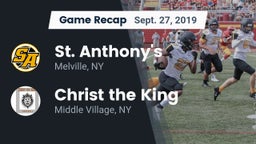 Recap: St. Anthony's  vs. Christ the King  2019