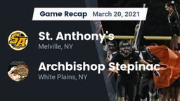 Recap: St. Anthony's  vs. Archbishop Stepinac  2021