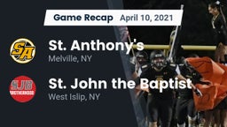 Recap: St. Anthony's  vs. St. John the Baptist  2021