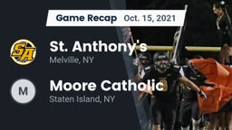 Recap: St. Anthony's  vs. Moore Catholic  2021