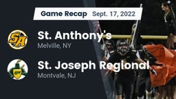 Recap: St. Anthony's  vs. St. Joseph Regional  2022