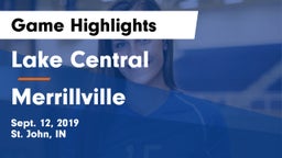 Lake Central  vs Merrillville  Game Highlights - Sept. 12, 2019