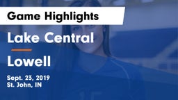 Lake Central  vs Lowell  Game Highlights - Sept. 23, 2019
