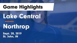 Lake Central  vs Northrop  Game Highlights - Sept. 28, 2019