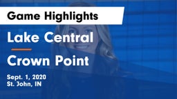 Lake Central  vs Crown Point  Game Highlights - Sept. 1, 2020