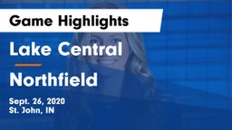 Lake Central  vs Northfield  Game Highlights - Sept. 26, 2020