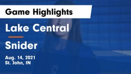 Lake Central  vs Snider  Game Highlights - Aug. 14, 2021