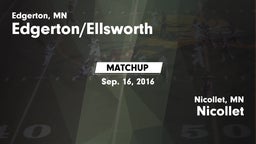 Matchup: Edgerton/Ellsworth vs. Nicollet  2016