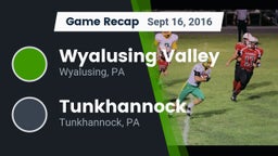 Recap: Wyalusing Valley  vs. Tunkhannock  2016