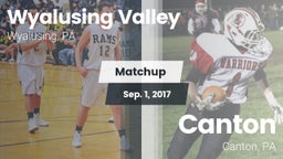 Matchup: Wyalusing Valley vs. Canton  2017