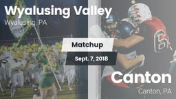 Matchup: Wyalusing Valley vs. Canton  2018