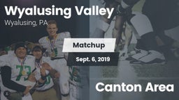 Matchup: Wyalusing Valley vs. Canton Area 2019