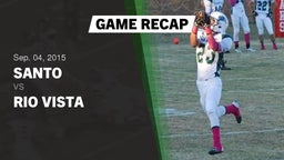 Recap: Santo  vs. Rio Vista 2015