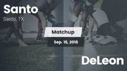 Matchup: Santo vs. DeLeon 2016