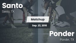 Matchup: Santo vs. Ponder  2016