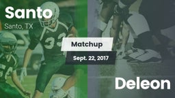 Matchup: Santo vs. Deleon 2017