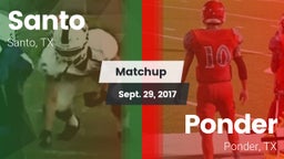 Matchup: Santo vs. Ponder  2017