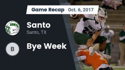 Recap: Santo  vs. Bye Week 2017