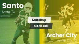 Matchup: Santo vs. Archer City  2019