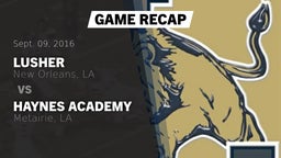 Recap: Lusher  vs. Haynes Academy  2016