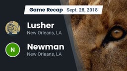 Recap: Lusher  vs. Newman  2018