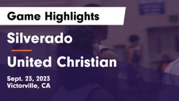 Silverado  vs United Christian Game Highlights - Sept. 23, 2023