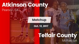 Matchup: Atkinson County vs. Telfair County  2017