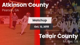 Matchup: Atkinson County vs. Telfair County  2018