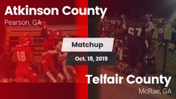 Matchup: Atkinson County vs. Telfair County  2019