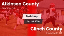 Matchup: Atkinson County vs. Clinch County  2020