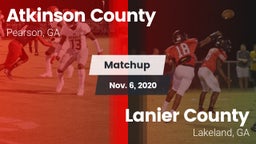 Matchup: Atkinson County vs. Lanier County  2020