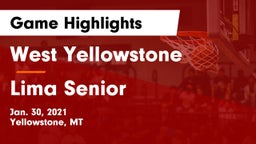West Yellowstone  vs Lima Senior  Game Highlights - Jan. 30, 2021