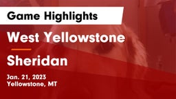West Yellowstone  vs Sheridan  Game Highlights - Jan. 21, 2023