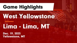 West Yellowstone  vs Lima  - Lima, MT Game Highlights - Dec. 19, 2023