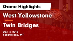West Yellowstone  vs Twin Bridges Game Highlights - Dec. 4, 2018