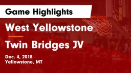 West Yellowstone  vs Twin Bridges JV Game Highlights - Dec. 4, 2018