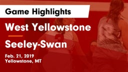West Yellowstone  vs Seeley-Swan  Game Highlights - Feb. 21, 2019