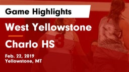 West Yellowstone  vs Charlo HS Game Highlights - Feb. 22, 2019