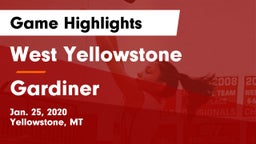 West Yellowstone  vs Gardiner Game Highlights - Jan. 25, 2020