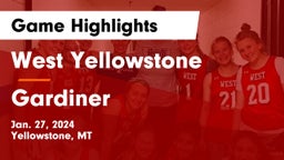 West Yellowstone  vs Gardiner  Game Highlights - Jan. 27, 2024
