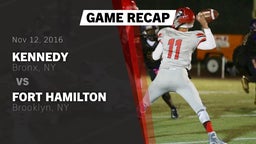 Recap: Kennedy  vs. Fort Hamilton  2016
