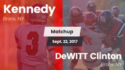 Matchup: Kennedy vs. DeWITT Clinton  2017