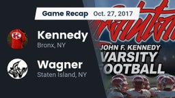 Recap: Kennedy  vs. Wagner  2017