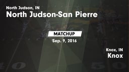 Matchup: North Judson-San Pie vs. Knox  2016