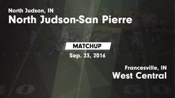 Matchup: North Judson-San Pie vs. West Central  2016