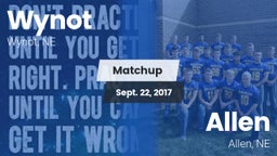 Matchup: Wynot vs. Allen  2017