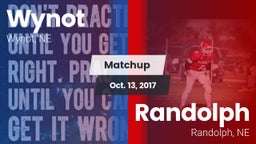 Matchup: Wynot vs. Randolph  2017