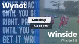 Matchup: Wynot vs. Winside  2017