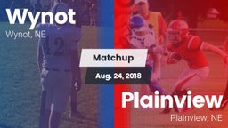 Matchup: Wynot vs. Plainview  2018