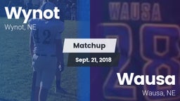 Matchup: Wynot vs. Wausa  2018